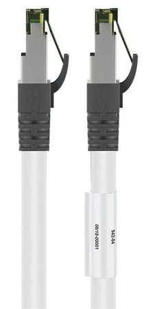 Cavo di rete Patch in rame Cat. 8.1 Bianco SFTP LSZH 1m