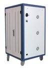 Carrello Stazione di Ricarica USB Ventilato per 30 Notebook/Tablet/Smartphone Bianco/Blu