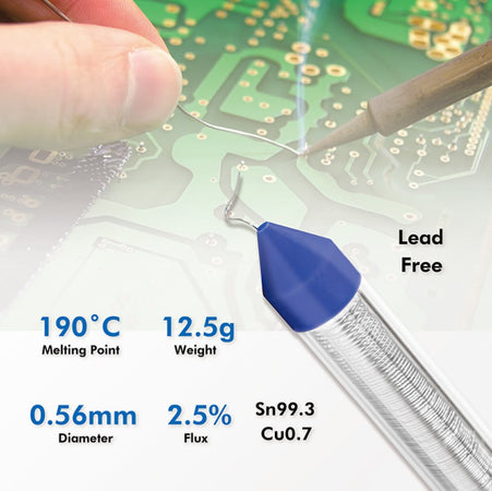 Stagno in Dispenser &oslash 0,56 mm Rame 0,7% 12,5g