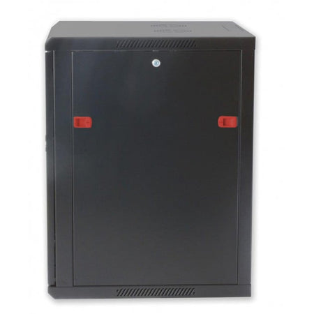 Armadio Rack 19'' a muro 15 unit&agrave sezione unica prof. 450mm Nero