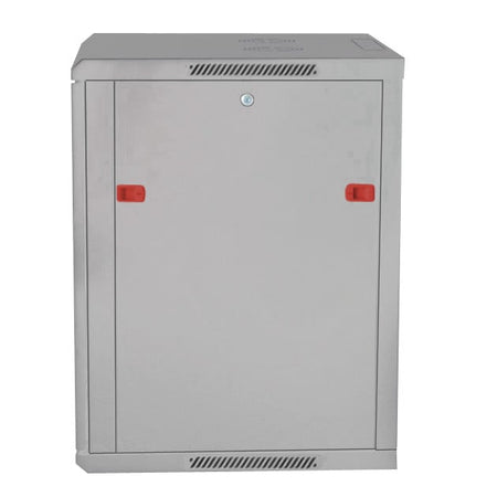 Armadio Rack 19'' a muro 15 unit&agrave sezione unica prof. 450mm Grigio