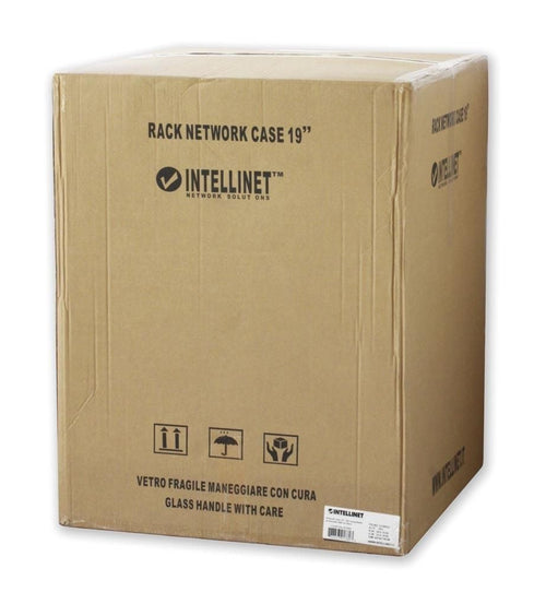 Armadio Rack 19'' a muro 15 unità due sezioni Grigio