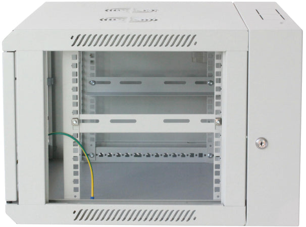 Armadio Rack 19'' a muro 15 unit&agrave due sezioni Grigio
