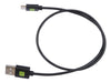 Cavo USB A Maschio 2.0 / USB-C&trade Maschio 0,5m Nero