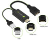 Adattatore Convertitore da HDMI&trade a Displayport con USB 4K 30Hz