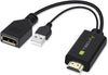 Adattatore Convertitore da HDMI&trade a Displayport con USB 4K 30Hz
