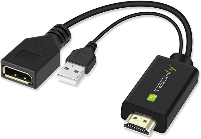 Adattatore Convertitore da HDMI&trade a Displayport con USB 4K 30Hz