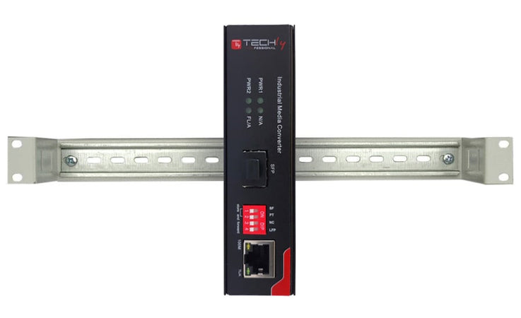 Media Converter Industriale Fast Ethernet 10/100Base-TX a Fibra 100Base-FX