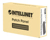 Pannello Patch 12 Posti Cat6a Schermato da Scrivania Nero