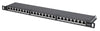 Pannello Patch 24 Posti 19'' 0.5U Cat6a Schermato Nero