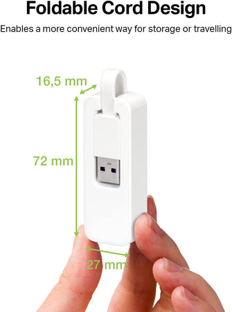 Adattatore Convertitore USB 3.0 Ethernet Gigabit RJ45 Lan