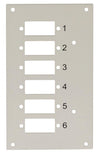 Pannello Frontale 6 Connessioni SC-Duplex per Box Ottico