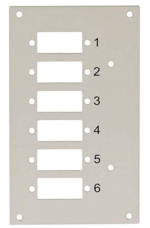 Pannello Frontale 6 Connessioni SC-Duplex per Box Ottico