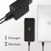 Caricatore da Muro USB-C&trade e USB tipo A 65W Nero