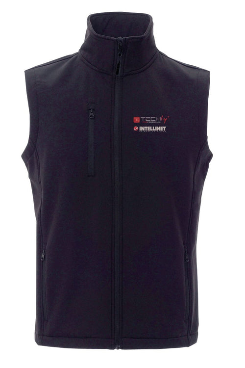 Smanicato da uomo Nero taglia L con loghi Techly Professional e Intellinet
