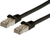 Cavo di Rete Patch in Rame Cat. 6A SFTP LSZH 0,25 m Nero