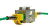 Accoppiatore Cat.6A Keystone 2xRJ45 STP Larghezza solo 14,6 mm Silver