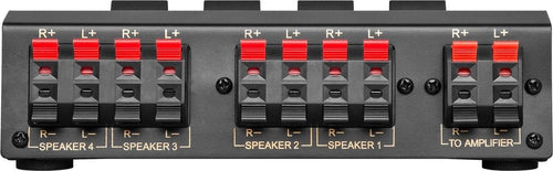 Speaker Switch fino a 4 Diffusori Audio Nero