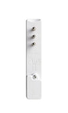Spina Italiana Ultrapiatta 2P+T 10A Bianco