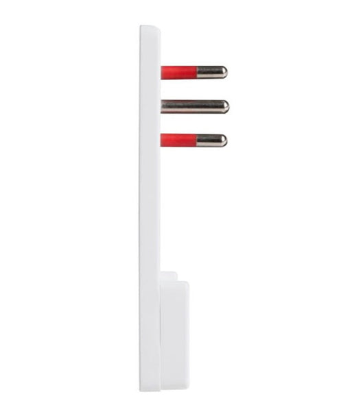 Spina Italiana Ultrapiatta 2P+T 16A Bianco