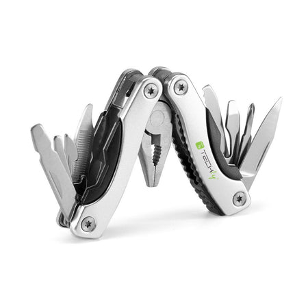 Mini Pinza Multiuso in Acciaio Inossidabile e Alluminio con Custodia