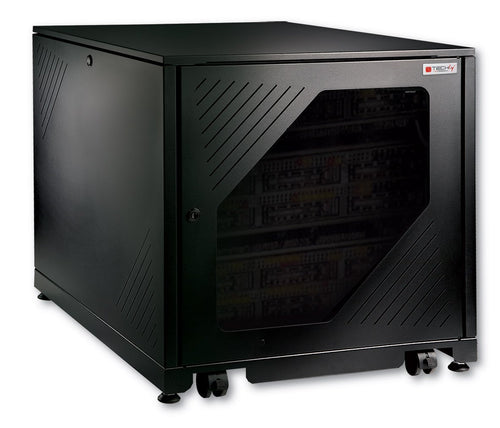 Armadio Rack 19'' 600x800 12 Unità Nero da sotto-scrivania da assemblare