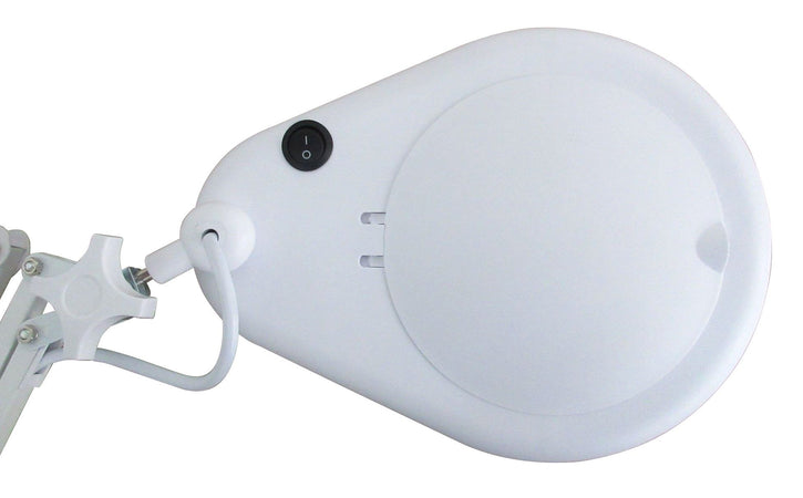 Lente d'ingrandimento con lampada e morsetto