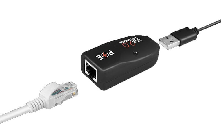 Extender USB Cat.5E Cat.6 fino a 50m con PoE