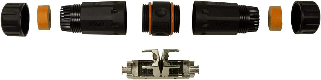 Extender da Esterno per Cavo Cat.6A e Cat.7 IP68 Toolless