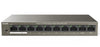 Switch Desktop 8 porte 10/100M PoE 63W TEF1110P-8-63W