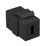 Connettore Keystone USB-C&trade F/F 17,2 mm Nero