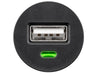 Caricatore Compatto da Auto 1 porta USB con uscita 1A Nero