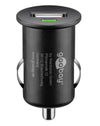 Caricatore Compatto da Auto 1 porta USB con uscita 1A Nero
