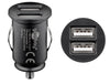 Caricatore Compatto da Auto 2 porte USB max.12W/2.4A Nero