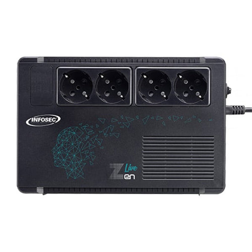 Gruppo di continuità UPS 650VA con 4 prese Line Interactive