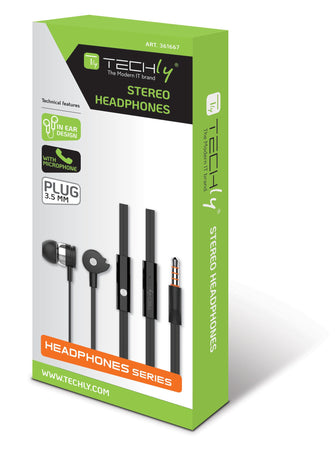 Auricolari Stereo In-Ear con microfono Neri