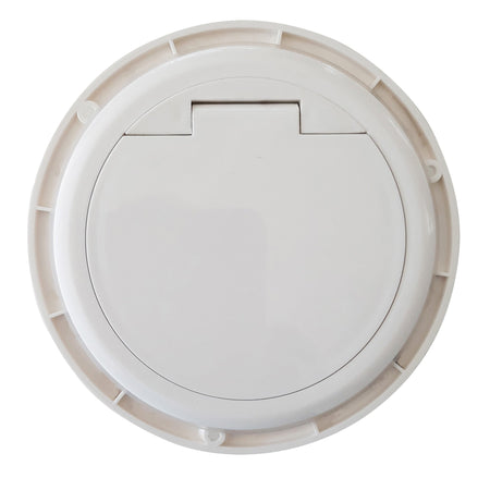 Presa da Scrivania ad Incasso con 2 prese USB e RJ45 con Coperchio