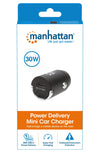 Mini caricabatteria da auto Power Delivery 30W