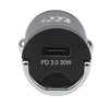 Mini caricabatteria da auto Power Delivery 30W