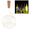 Strip 10 LED con Timer Bianco Caldo per Bottiglia