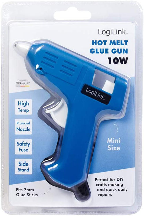 Mini pistola per Colla a Caldo, 10W, blu