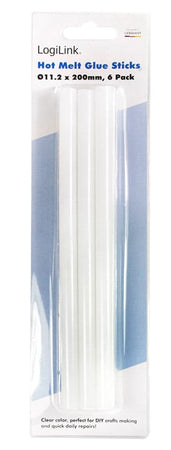 6 Stick colla 11.2 mm x 200 mm per pistola a caldo