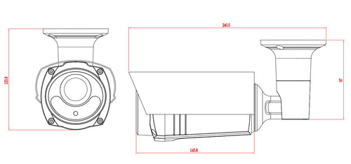 Telecamera IP 2Mp Full HD IR Starlight IP66 Lenti Motorizzate, DGM2643SVP