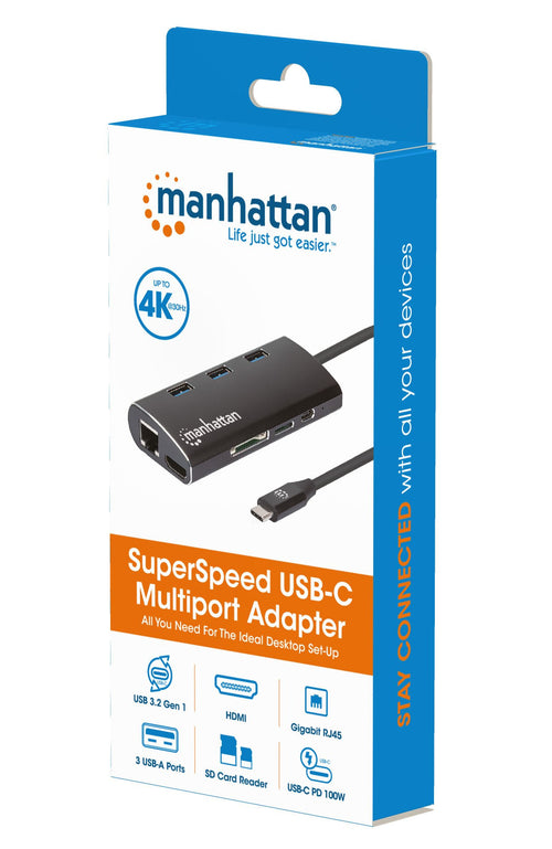 Adattatore USB-C&trade SuperSpeed Multiporta