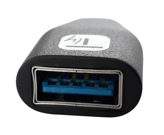Adattatore Convertitore USB-C&trade Maschio a USB-A Femmina OTG Nero