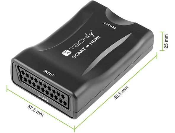 Convertitore Compatto da Scart a HDMI Selezione 720p/1080p