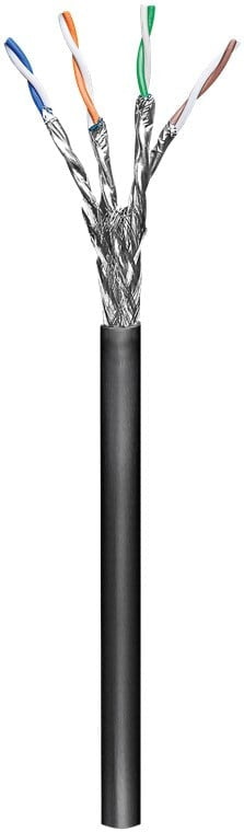 Matassa S/FTP Cavo Cat. 6 CCA per Esterni 100m Rigido Nero