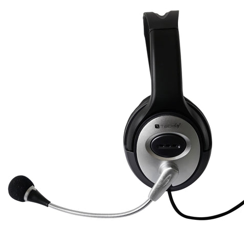 Cuffia Stereo con Microfono e Controllo Volume
