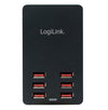 Caricatore da Tavolo a 6 porte USB 32W Nero