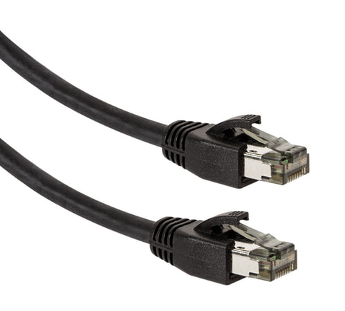 Cavo di Rete Patch in Rame Cat. 8.1 SFTP LSZH 2,0 m Nero